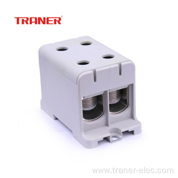 150mm2 2 Pole Aluminum Universal Terminal Block Grey